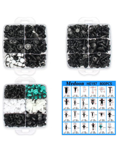 Kit de Clips de Retención para Automóviles Medoon 801 PCS 2