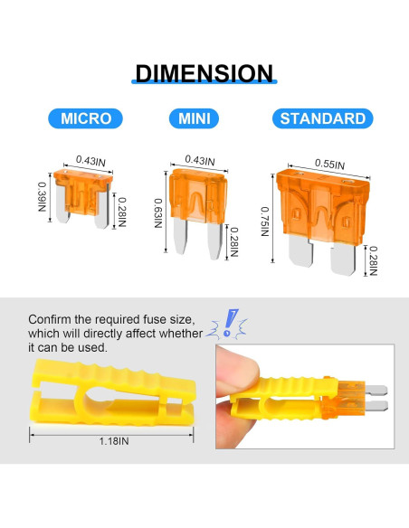 Kit de Fusibles Automotrices 182 Piezas Cooclensportey
