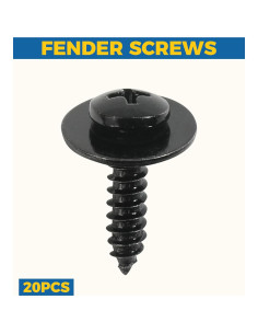 20 Tornillos de Forro de Guardabarros UBOG M4.8 x 19mm 2