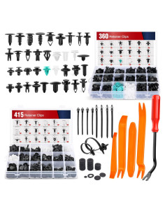 Kit 820 Piezas Clips Retención Nilight + Removedor Automóvil