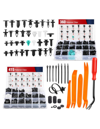 Kit 820 Piezas Clips Retención Nilight + Removedor Automóvil
