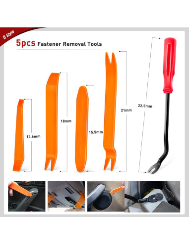 Kit 820 Piezas Clips Retención Nilight + Removedor Automóvil