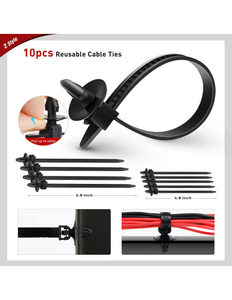 Kit 820 Piezas Clips Retención Nilight + Removedor Automóvil