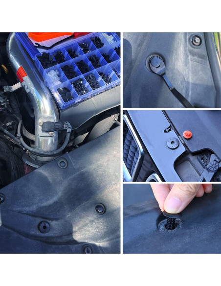 Kit 820 Piezas Clips Retención Nilight + Removedor Automóvil