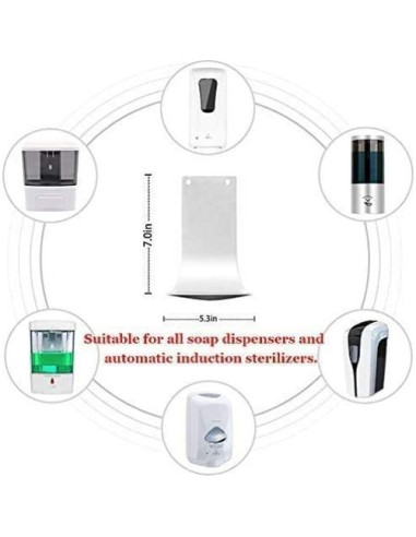 Bandeja de Goteo HHHKKK para Dispensador de Jabón Blanco