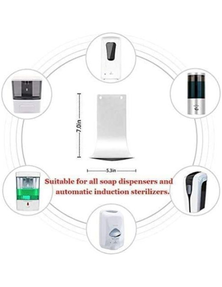 Bandeja de Goteo HHHKKK para Dispensador de Jabón Blanco