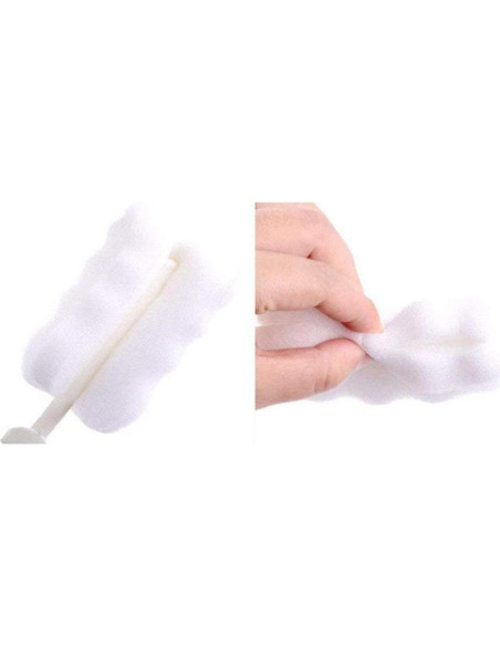 Cepillo para Botellas INVODA 4 Pcs, Limpieza Suave y Ecológica