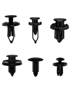 Kit de Clips de Retención de Plástico Patonu 200PCS - 6 Tamaños