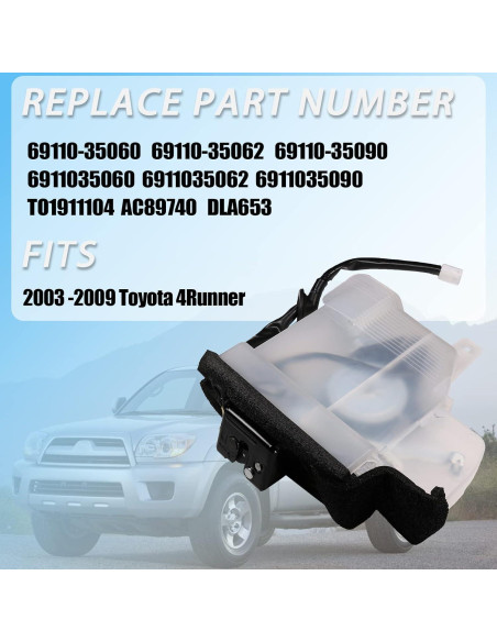 Motor de Actuador de Cerradura DICMIC para Toyota 4Runner 2003-2009