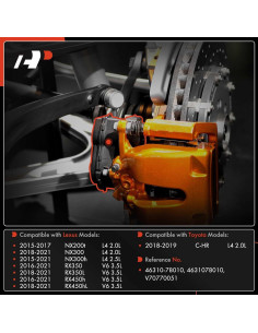 Actuador de Freno de Estacionamiento A-Premium para Lexus y Toyota 2