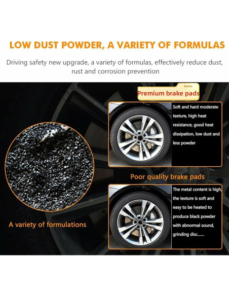 Pastillas de Freno Cerámicas EXPPOWER D1879-D2076 para Toyota