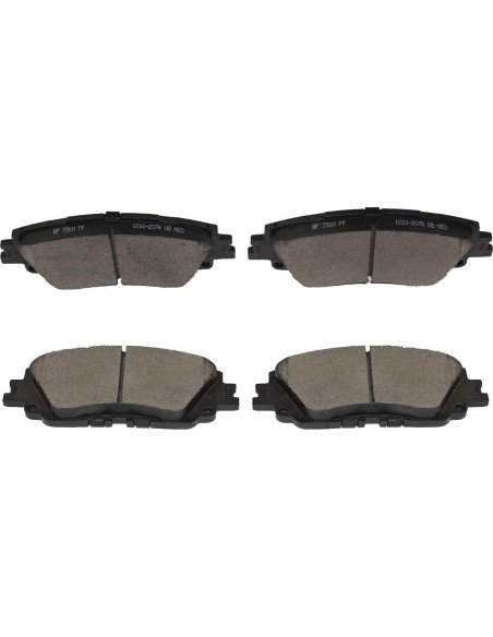 Pastillas de Freno Cerámicas EXPPOWER D1879-D2076 para Toyota