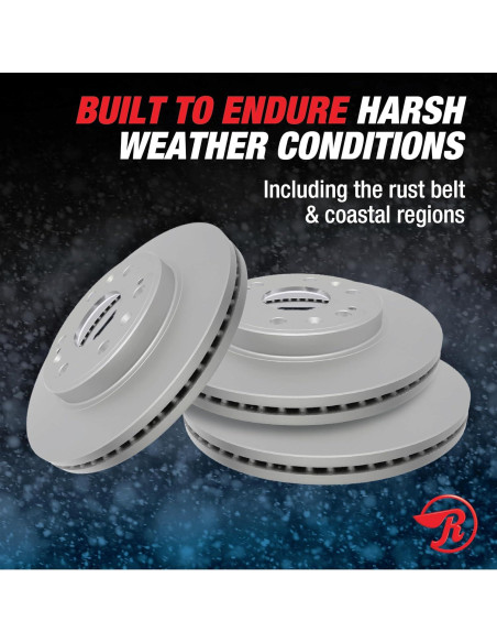 Rotor de freno trasero Raybestos Element3 para Toyota Camry 2018-2023