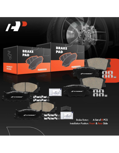 Juego de Pastillas de Freno Cerámicas A-Premium 8 Pcs Lexus Toyota