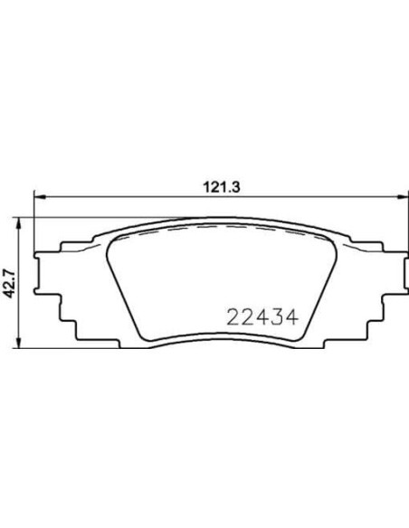 Pastillas de Freno Cerámicas Brembo P83160N Traseras OE LEXUS