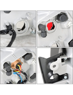 Cubierta luz trasera freno GENRICS Toyota Highlander 2014-2016 2