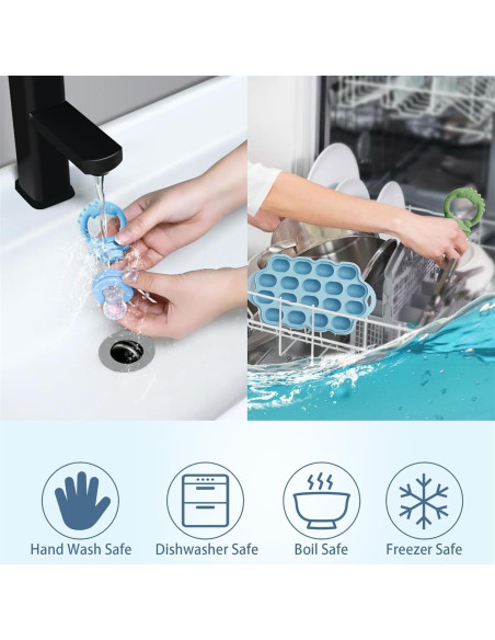 Alimentador de Frutas y Popsicle Silicona Tohecu 2 Pzs