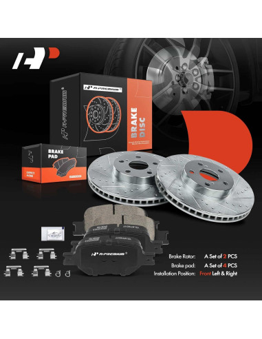 Disco de Freno Delantero A-Premium 275mm + Pastillas Cerámicas