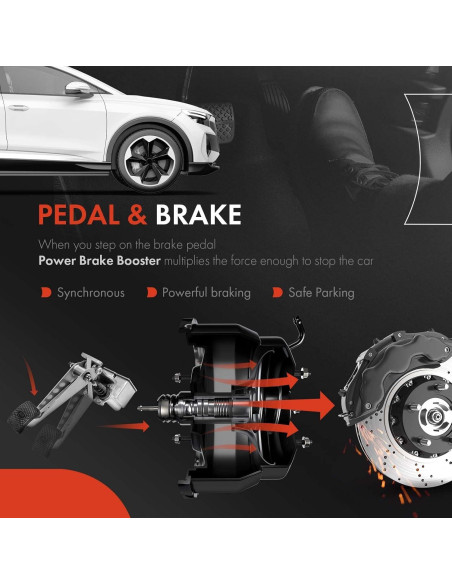 Acelerador de Freno de Vacío A-Premium para Toyota 4Runner 1996-2000