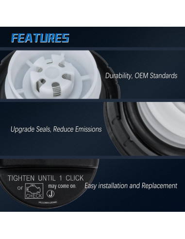 Tapa de Gas VINMS 77300-06040 para Toyota y Lexus