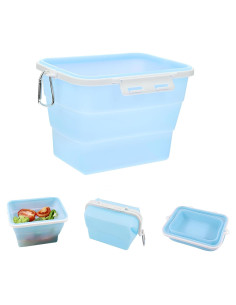 Bolsas de Silicona Reutilizables ACUDUDOMA 1 Unidad Azul