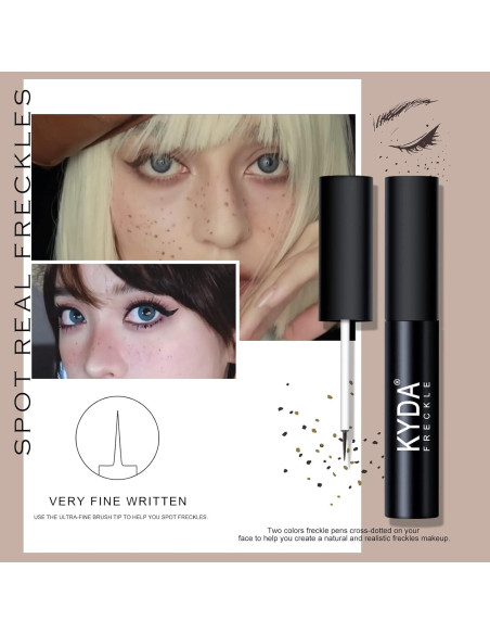 Bolígrafo de Pecas Líquido FREEORR 2 Colores Natural 5ml