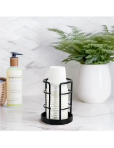 Dispensador de Tazas de Papel HillSpring Negro 3oz y 4oz 2