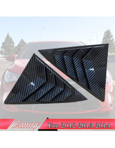 Persianas de Ventana MUXEE para Toyota Camry 2012-2014 - Fibra de Carbono 2