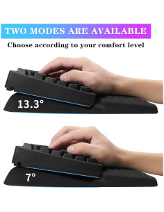 Soporte Ergonómico para Teclado KEPUTAIER HX001 con Reposamuñecas 2