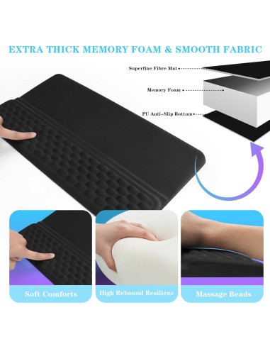 Soporte Ergonómico para Teclado KEPUTAIER HX001 con Reposamuñecas