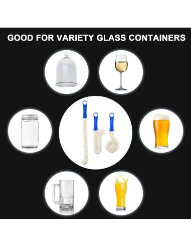 Limpiador de Botellas KITOSUN 42.4 cm Paquete de 2