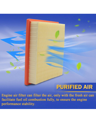 Filtro de aire motor X4XZ CA12377 para Lexus y Toyota