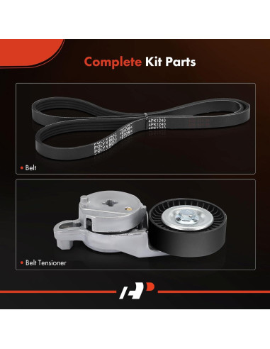 Kit de transmisión correa serpentina A-Premium Toyota Camry 2010-2011