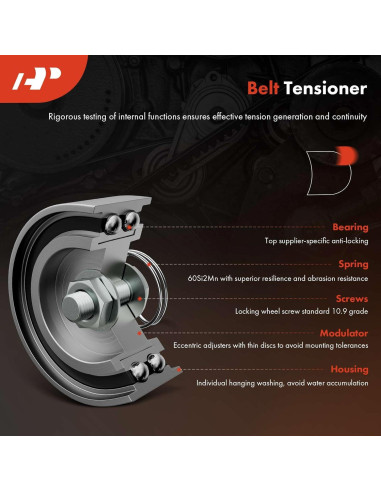 Kit de transmisión correa serpentina A-Premium Toyota Camry 2010-2011