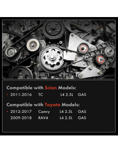 Kit de transmisión correa serpentina A-Premium Toyota RAV4 Camry 2