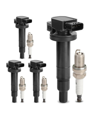 Bobina de Encendido y Bujías Doble Iridio X4XZ UF316 - Juego de 4