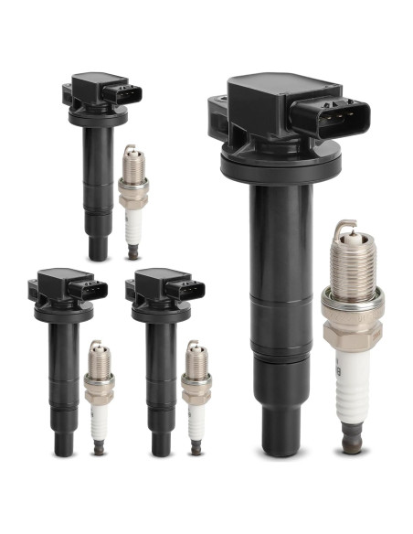 Bobina de Encendido y Bujías Doble Iridio X4XZ UF316 - Juego de 4