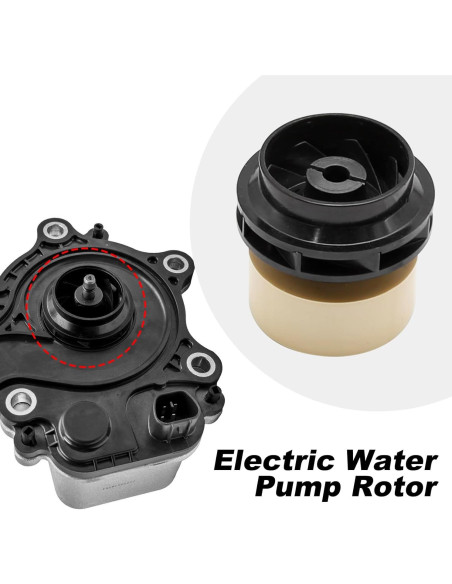 Rotor de Bomba de Agua Eléctrica Hoypeyfiy para Toyota Prius 2010-2015