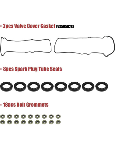 Juego de Junta de Tapa de Válvula X AUTOHAUX para Toyota y Lexus