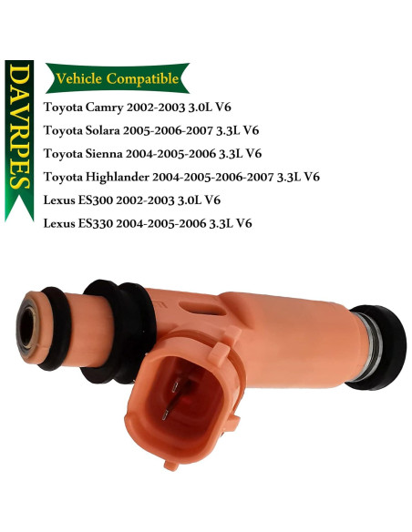 Inyector de Combustible DAVRPES 23250-20030 12 Agujeros