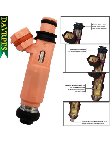 Inyector de Combustible DAVRPES 23250-20030 12 Agujeros