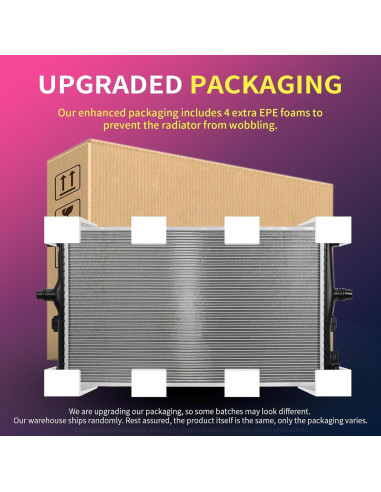 Radiador Readair para Toyota Camry 2002-2006 L4 2.4L