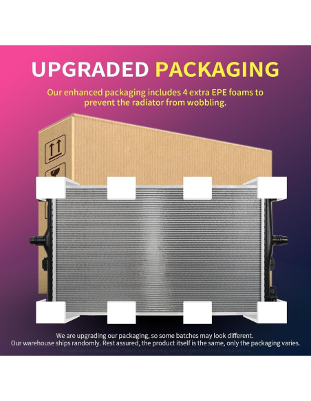 Radiador Readair para Toyota Camry 2002-2006 L4 2.4L