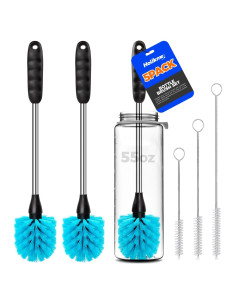 Set de Limpiadores de Botellas Holikme 5 Piezas Acero Inoxidable