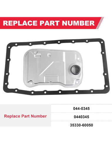 Filtro de Transmisión Automática Fitede 0440345 para Toyota/Lexus