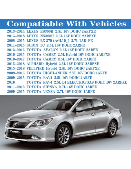 Junta de Tapa de Válvula HIHIAV VS50825R para Toyota 2.5L