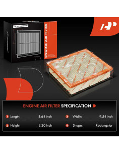 Filtro de aire A-Premium para Toyota, Dodge, Jeep, Lexus 2