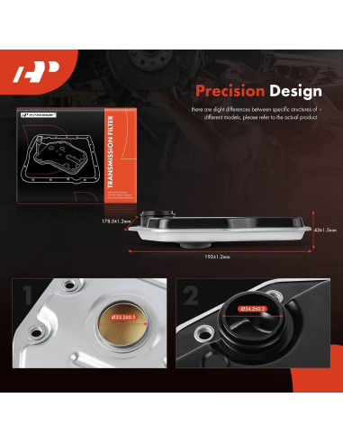 Filtro de aceite transmisión automática A-Premium para Toyota