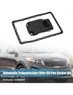 Filtro de Transmisión Aceite Pan uxcell para Toyota Tundra 2007-2014 2