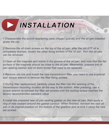 Kit Junta Filtro Transmisión Automática HEROFFIX Toyota 4Runner